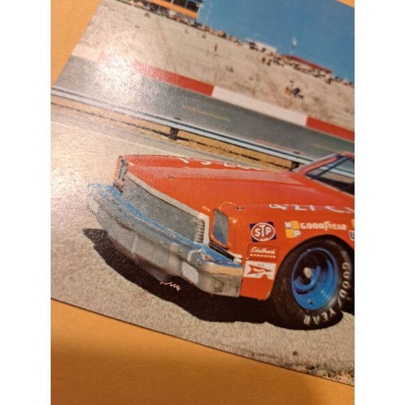 Vintage Benny Parsons #72 NASCAR Postcard STP GN Champ Racing Pictorial 5x7 - Picture 3 of 5